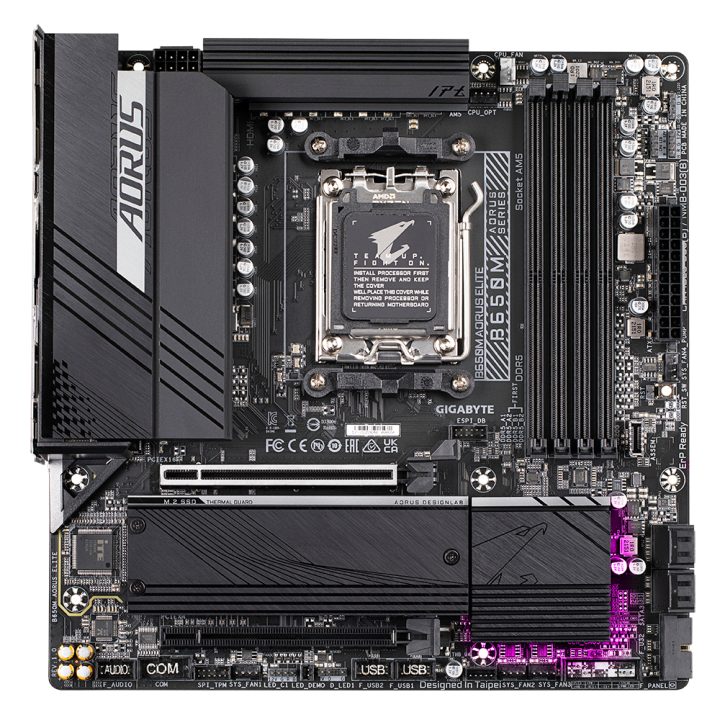 GIGABYTE B650M AORUS ELITE Placa base - Compatible con procesadores…