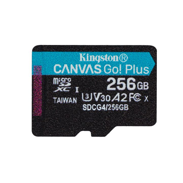 Kingston Technology Cartão microSDXC Canvas Go Plus Gen4 de 256 GB…