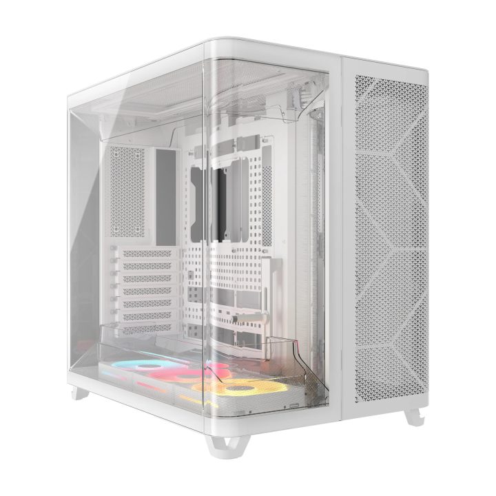 Corsair AIR 5400 LX-R RGB iCUE LINK Midi Tower Blanco (CC-9011321-WW)