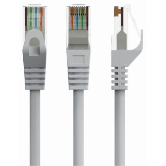 Gembird Cabo de Rede Cat.6 UTP 2 m Cinzento (PP6U-2M)