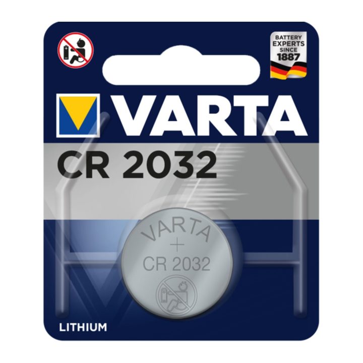 Varta CR-2032 3V Lithium Button Cell Battery Blister Pack