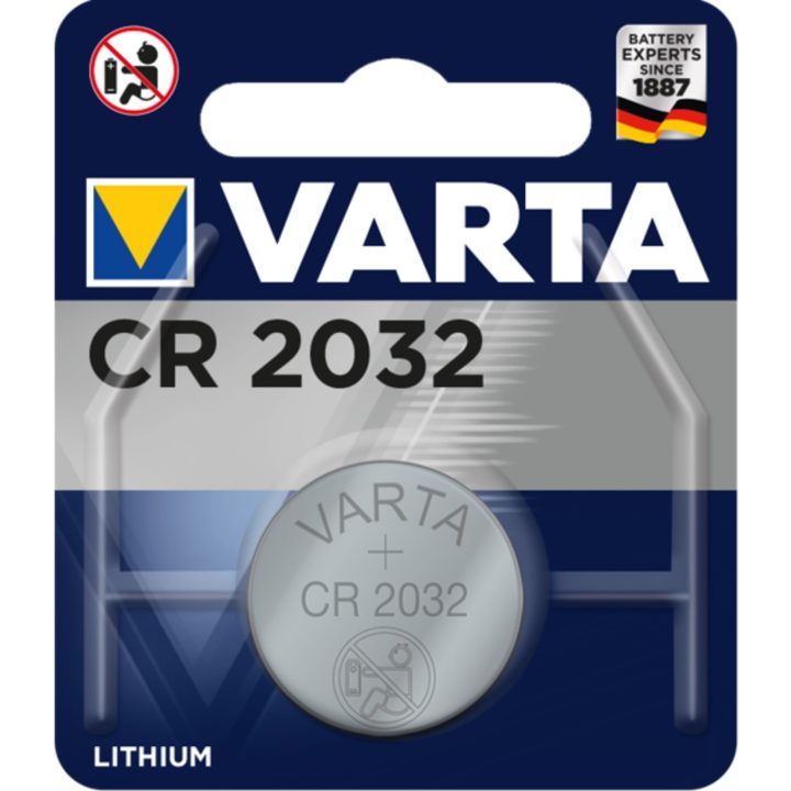 Varta CR-2032 3V Lithium Button Cell Battery Blister Pack