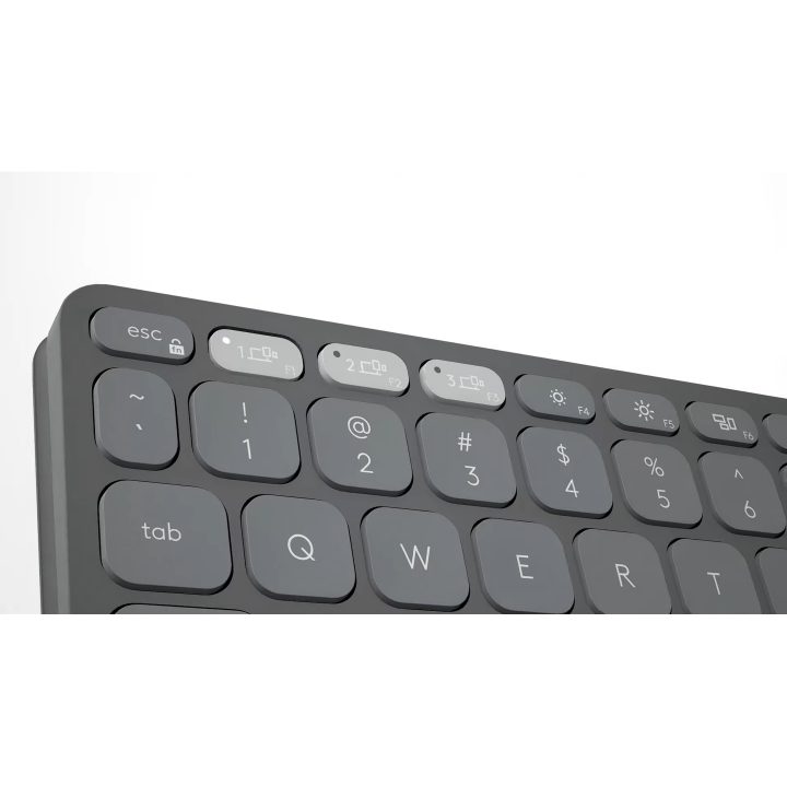Logitech Keys-To-Go 2 QWERTY Internacional de EE.UU. Bluetooth Blanco…