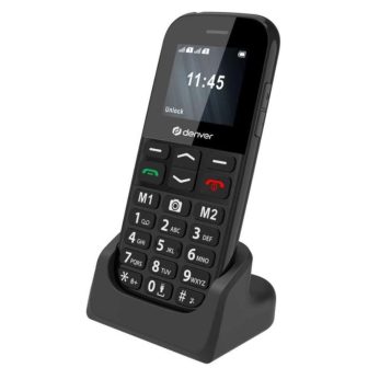 Denver BAS-18800L teléfono móvil 1,77" Negro Teléfono para personas…