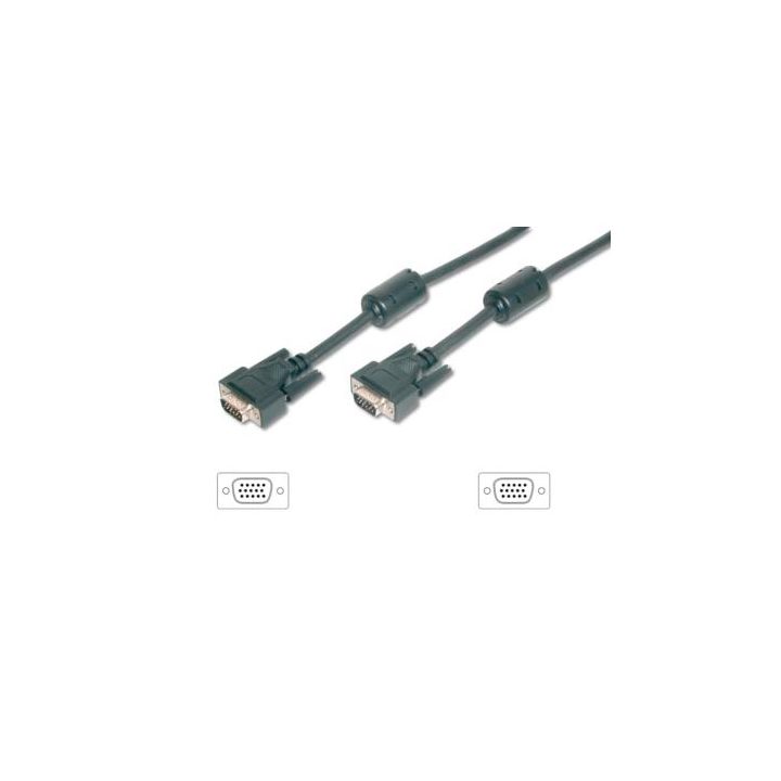 Equip 118815 cabo VGA 15 m VGA (D-Sub) Preto