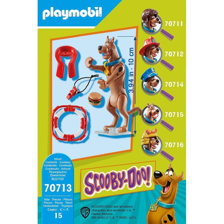 Playmobil Scooby-Doo! Collectible Lifeguard Figure (70713)