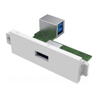 Vision Modular Front Panel Component - USB A (Front) to B Module -…