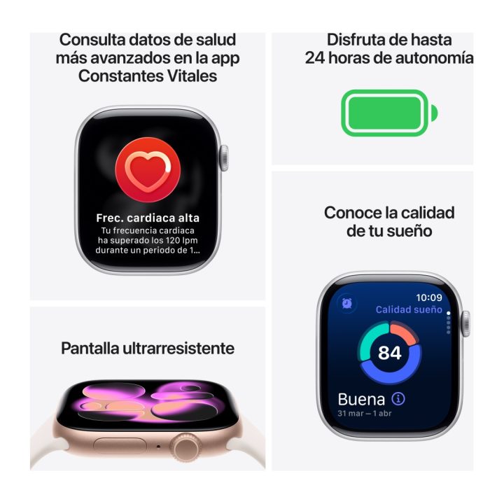 Apple Watch Series 11 OLED 46 mm Digital 416 x 496 Pixeles Pantalla…