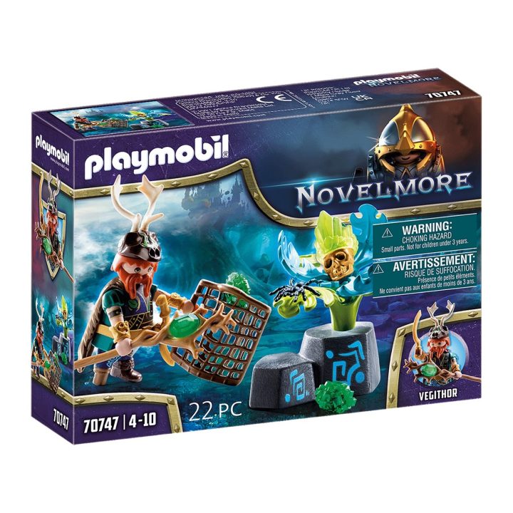 Playmobil violet vale-mago das plantas (70747)