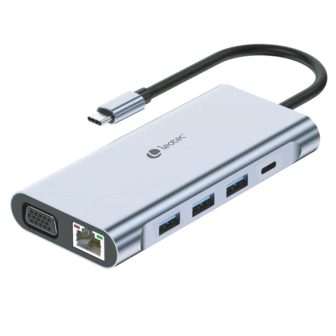 Leotec LEDS01 base para portátil y replicador de puertos Acoplamiento…