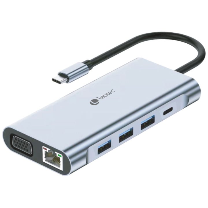 Leotec LEDS01 base para portátil y replicador de puertos Acoplamiento…