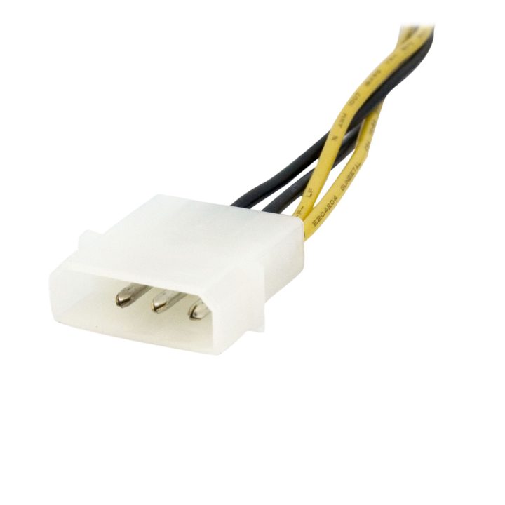 StarTech.com 6-Inch 4-Pin to 8-Pin EPS Power Adapter with LP4 - M/F