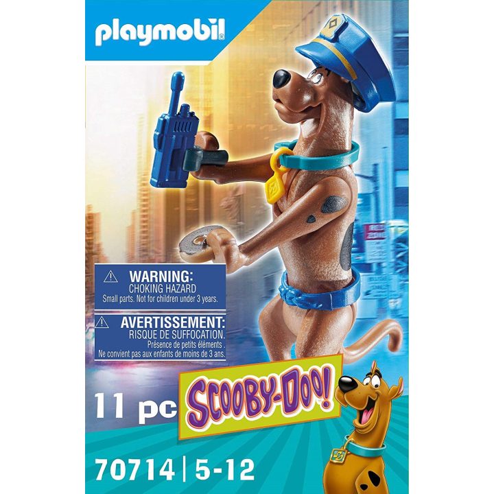 Playmobil Scooby-Doo! figura de coleção polícia (70714)