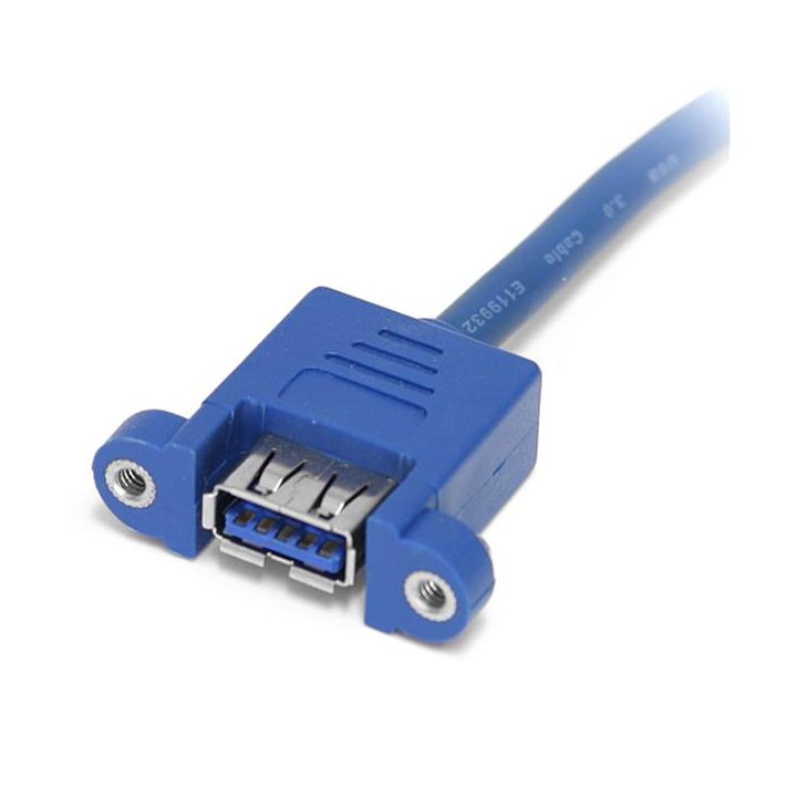 StarTech.com Cable Extensor 50cm 2 Puertos USB 3.0 (5Gbps) para…