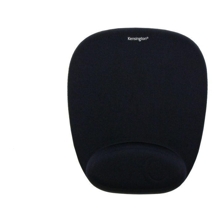 Kensington Reposamuñecas espuma ratón negro