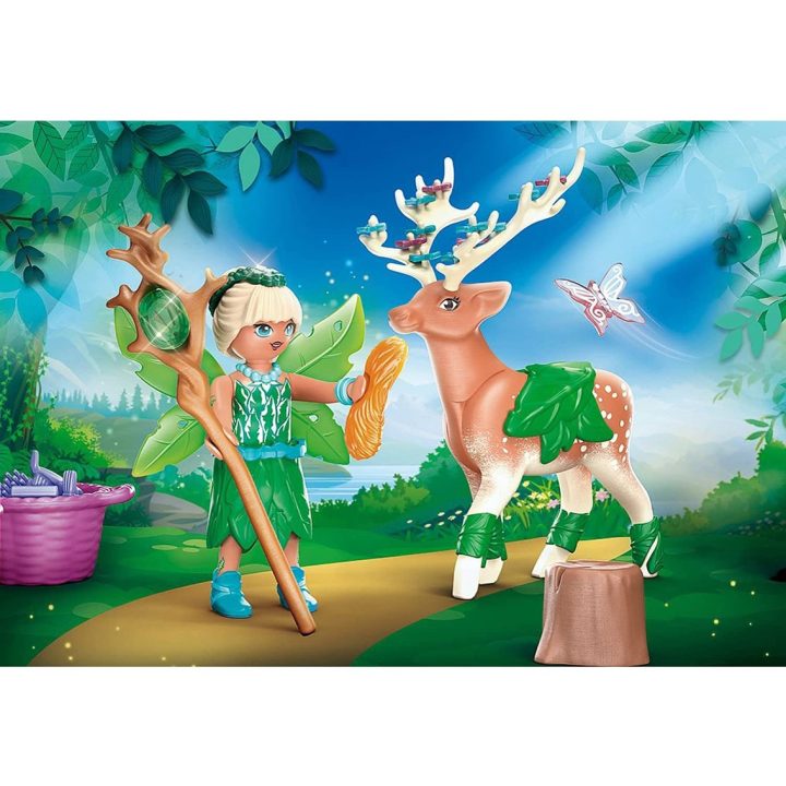 Playmobil ayuma forest fairy con animal del alma (70806)