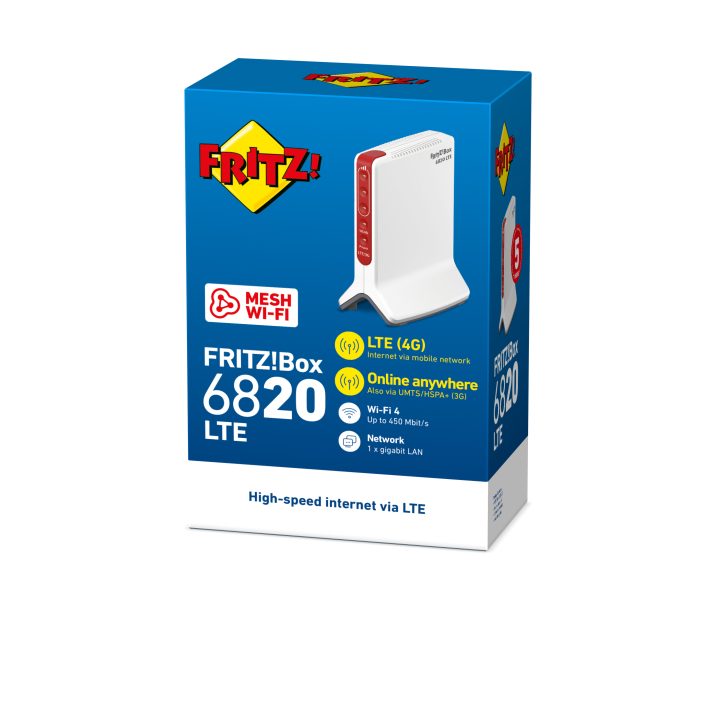 Box FRITZ! 6820 LTE v4 Edition Internatio router inalámbrico Gigabit…