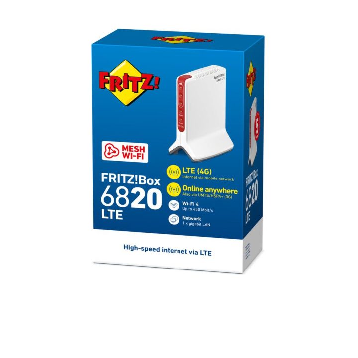 Box FRITZ! 6820 LTE v4 Edition Internatio router inalámbrico Gigabit…