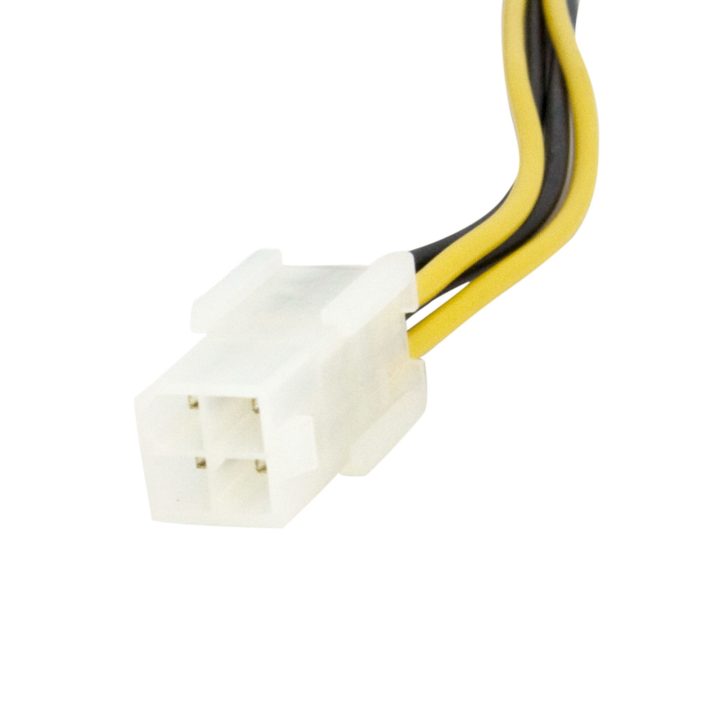 StarTech.com 6-Inch 4-Pin to 8-Pin EPS Power Adapter with LP4 - M/F
