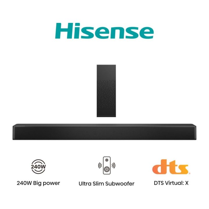 Hisense HS2100 Negro 2.1 canales 240 W