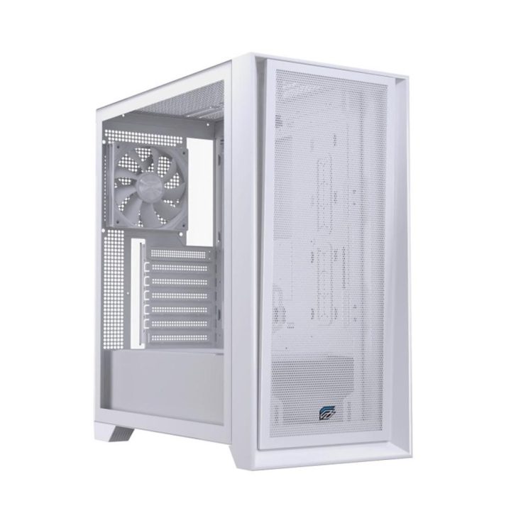Caja ordenador gaming Einarex P600 core ATX cristal templado blanca…