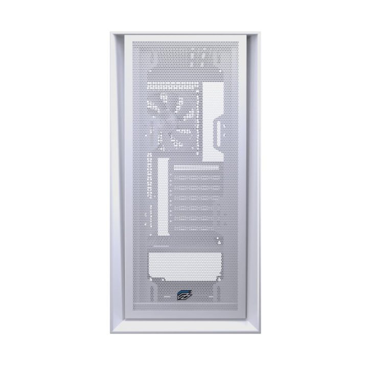 Caja ordenador gaming Einarex P600 core ATX cristal templado blanca…
