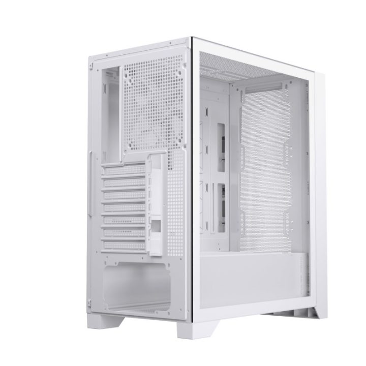 Caja ordenador gaming Einarex P600 core ATX cristal templado blanca…