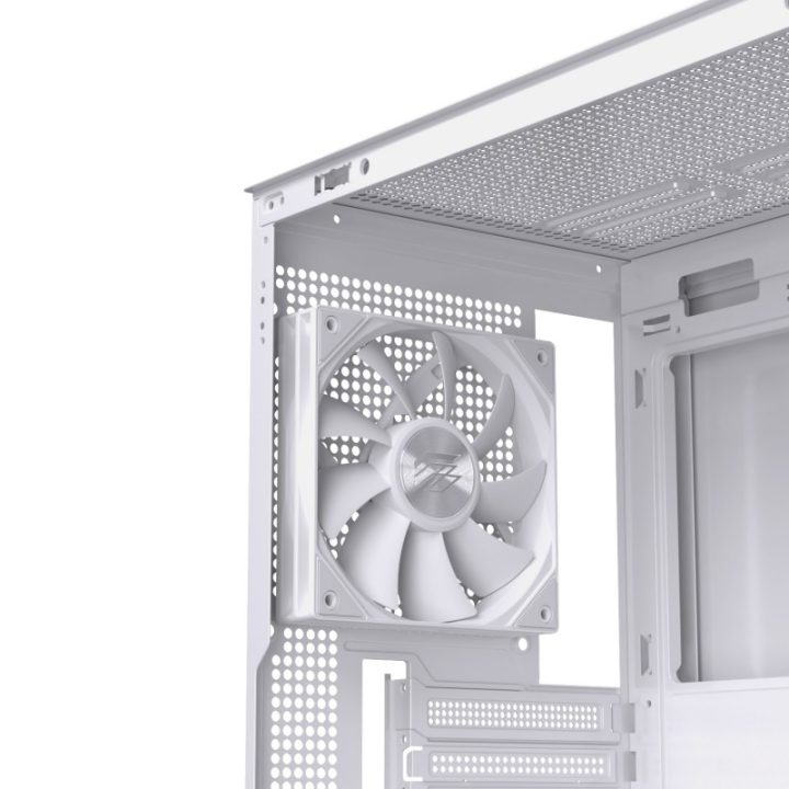 Caja ordenador gaming Einarex P600 core ATX cristal templado blanca…