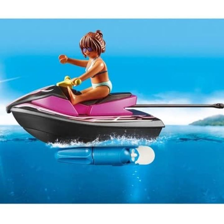Playmobil starter pack moto de água com banana boat (70906)