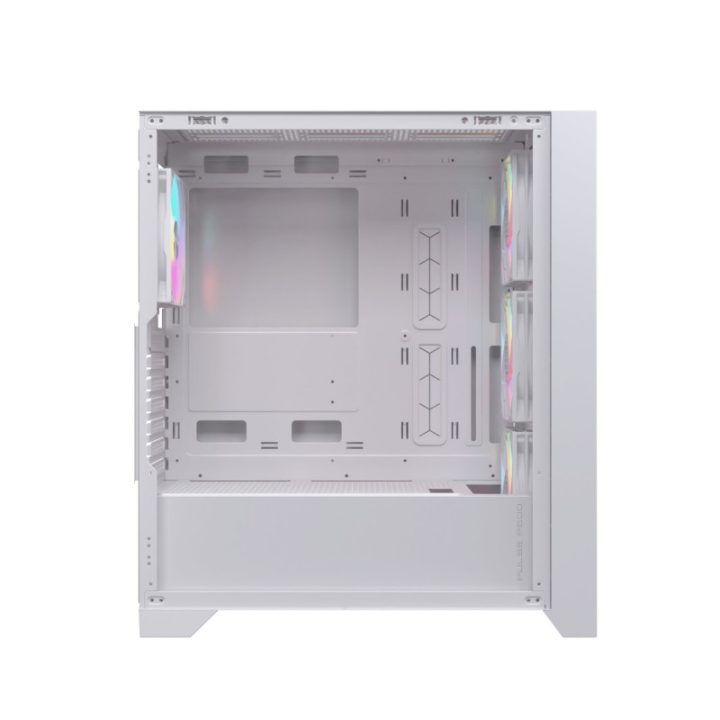 Caja ordenador gaming Einarex P600 RGB ATX cristal templado blanca…