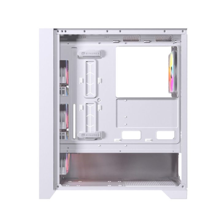 Caja ordenador gaming Einarex P600 RGB ATX cristal templado blanca…