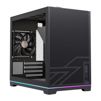 Caja ordenador gaming Einarex PM300 core matx cristal templado negra…