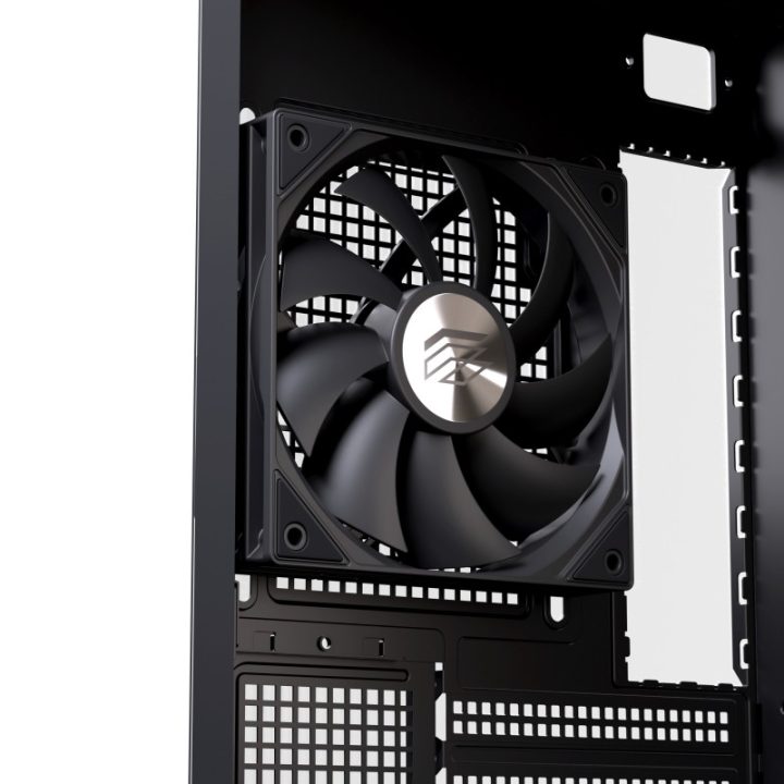 Caja ordenador gaming Einarex PM300 core matx cristal templado negra…