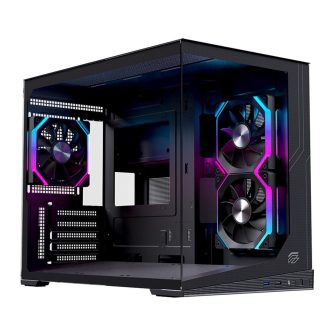 Caja ordenador gaming Einarex SM300 RGB matx cristal templado negra…