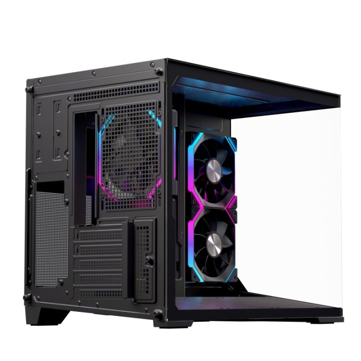 Caja ordenador gaming Einarex SM300 RGB matx cristal templado negra…