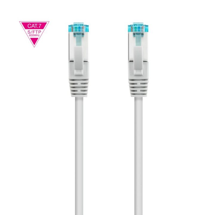 Nanocable Cable de Red Cat.7 600MHZ LSZH SFTP PIMF AWG26, Gris, 5 m