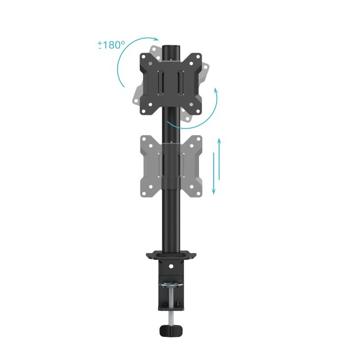 TooQ Soporte de Mesa para Pantallas de 17"-32", Negro
