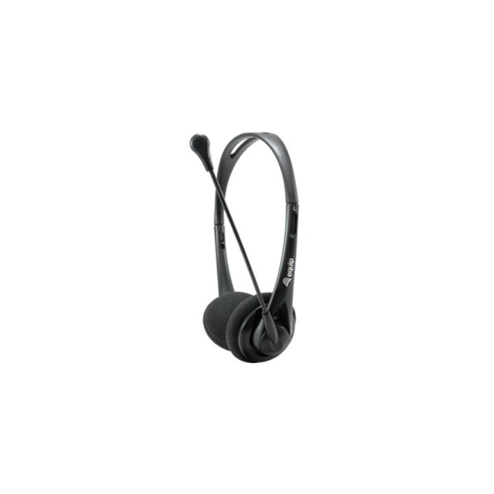 Equip Chat Headset Auriculares com Fio com Arco Chamadas/Música Preto