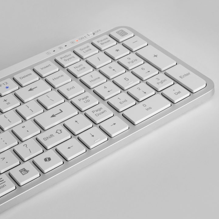 Mars Gaming MK-SILENKEYS teclado Universal RF Wireless + Bluetooth…