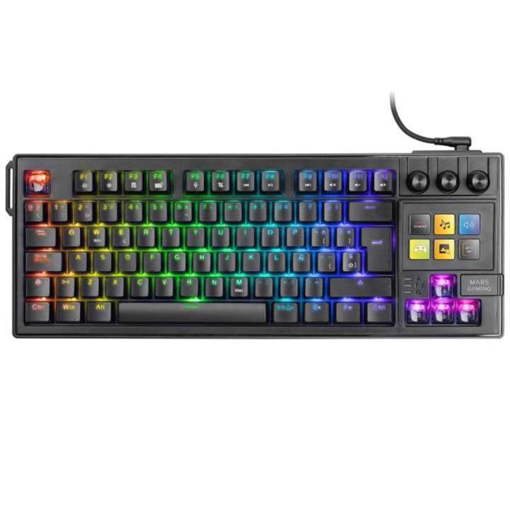 Mars Gaming MKMASTER teclado Juego USB Español, Francés, Portugués…