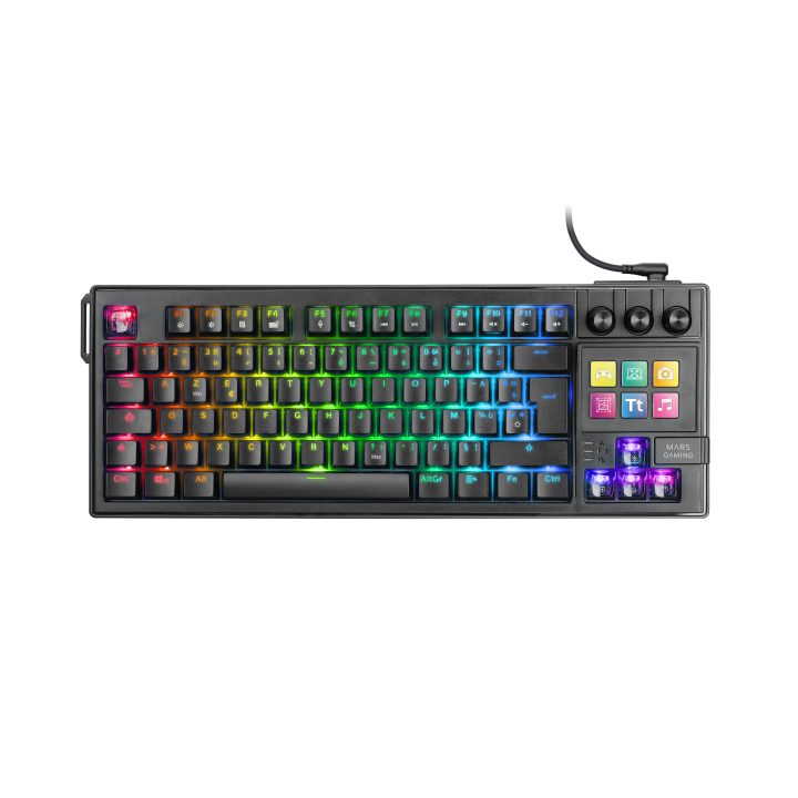 Mars Gaming MKMASTER teclado Juego USB Español, Francés, Portugués…