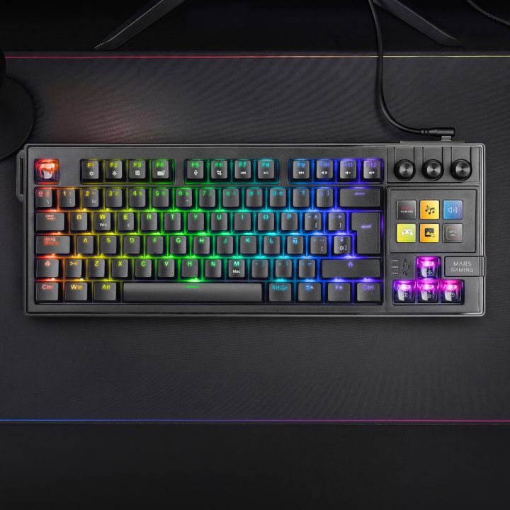 Mars Gaming MKMASTER teclado Juego USB Español, Francés, Portugués…