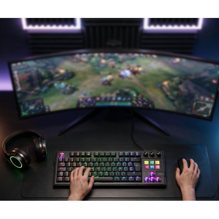 Mars Gaming MKMASTER teclado Juego USB Español, Francés, Portugués…