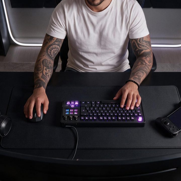 Mars Gaming MKMASTER teclado Juego USB Español, Francés, Portugués…