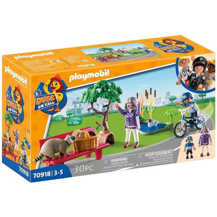 Playmobil duck on call accion policial ¡atrapa al ladron! (70918)