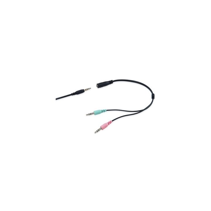 Equip Chat Headset Auriculares com Fio com Arco Chamadas/Música Preto