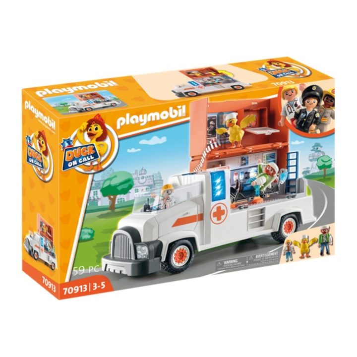 Playmobil Duck on Call Ambulance Truck (70913)