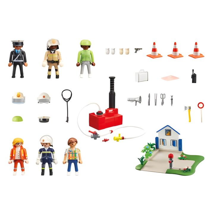 Playmobil my figures: missão de resgate (70980)