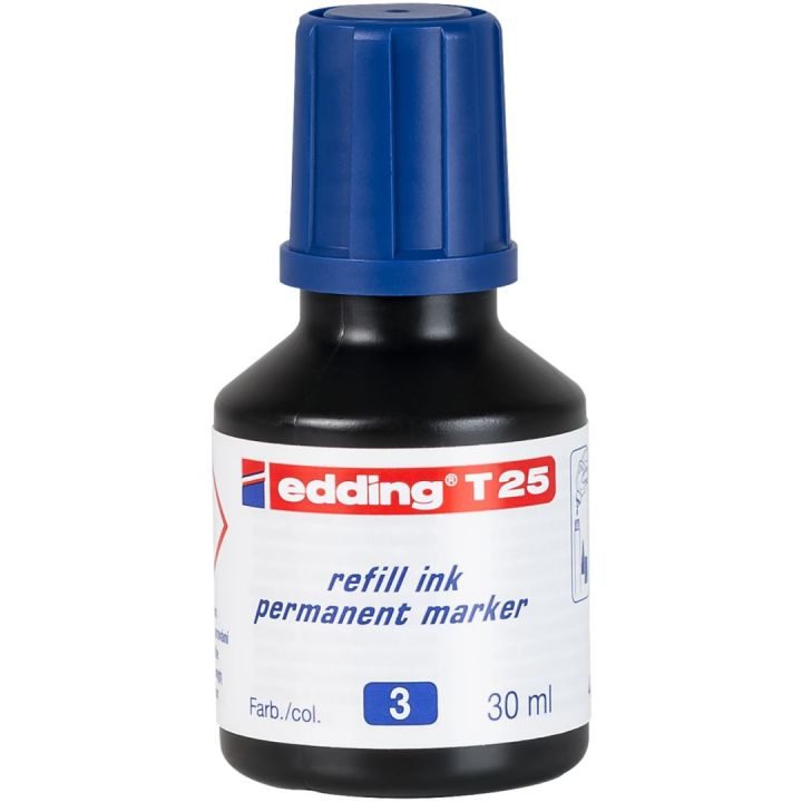 Recambio Edding T 25 para marcador Azul 30 ml 1 unidade(s) (T25-003)
