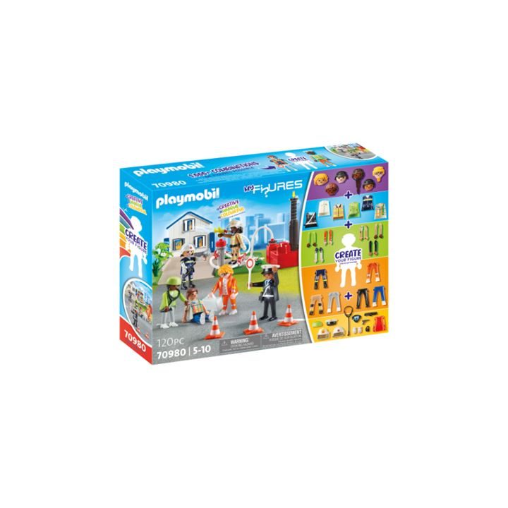 Playmobil my figures: missão de resgate (70980)